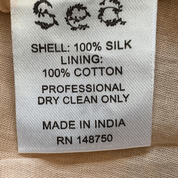 Sea New York Ensley Flutter Sleeve Silk Floral Midi Dress Yellow Ruffle Large - Picture 12 of 15